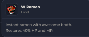 W Ramen | Global > Global MapleStory Classic World