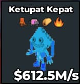 Ketupat kepat 612.5M/s Diamond | Global