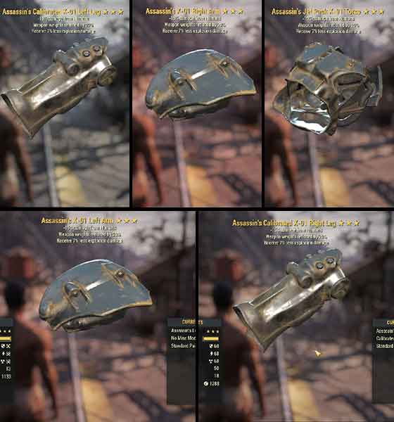 Assassin X-01 Set(Weapon weights reduced) | PS