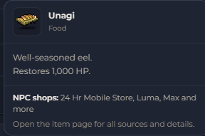 Unagi | Global > Global MapleStory Classic World