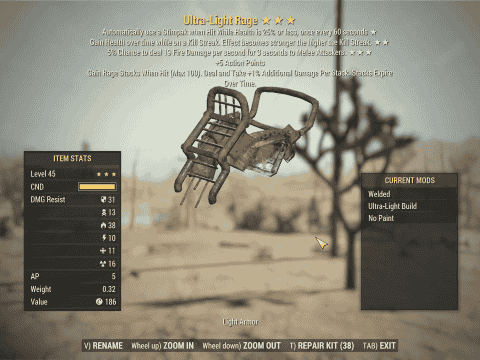 Ultra-Light Rage | PS
