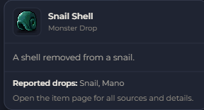 Snail Shell | Global > Global MapleStory Classic World