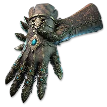 Doedre's Tenure Stitched Gloves | Forbidden Rites Standard