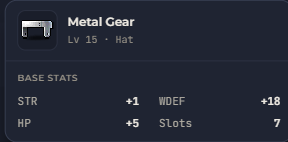 Metal Gear | Global > Global MapleStory Classic World