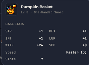 Pumpkin Basket | Global > Global MapleStory Classic World