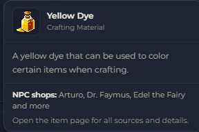 Yellow Dye | Global > Global MapleStory Classic World