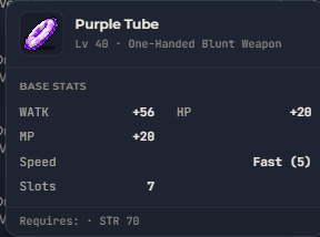 Purple Tube | Global > Global MapleStory Classic World