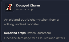 Decayed Charm | Global > Global MapleStory Classic World