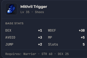 Mithril Trigger | Global > Global MapleStory Classic World