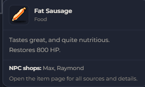 Fat Sausage | Global > Global MapleStory Classic World