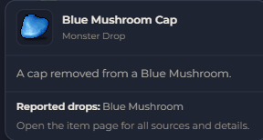 Blue Mushroom Cap | Global > Global MapleStory Classic World