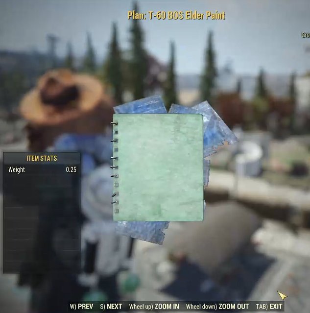 Plan-T-60 BOS Elder Paint | PS