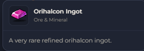 Orihalcon Ingot | Global > Global MapleStory Classic World