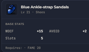 Blue Ankle-strap Sandals | Global > Global MapleStory Classic World