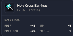 Holy Cross Earrings | Global > Global MapleStory Classic World