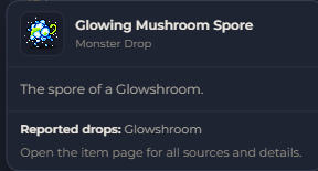 Glowing Mushroom Spore | Global > Global MapleStory Classic World