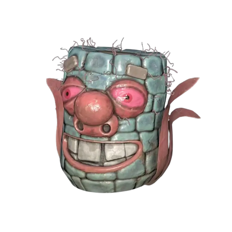 Fasnacht Glowing Corn Cob Mask | PS
