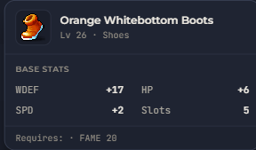 Orange Whitebottom Boots | Global > Global MapleStory Classic World