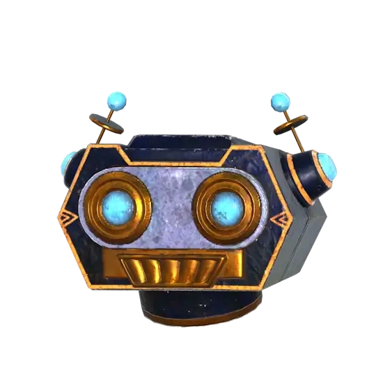Fasnacht Glowing Robot Mask | PS