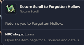 Return Scroll to Forgotten Hollow | Global > Global MapleStory Classic World