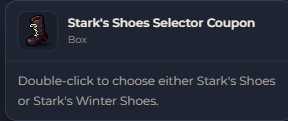 Stark's Shoes Selector Coupon | Global > Global MapleStory Classic World
