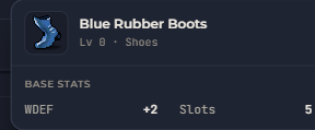 Blue Rubber Boots | Global > Global MapleStory Classic World