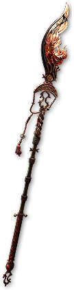 The Searing Touch Pyrophyte Staff | Forbidden Rites Standard