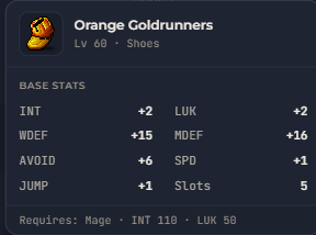 Orange Goldrunners | Global > Global MapleStory Classic World