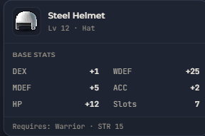 Steel Helmet | Global > Global MapleStory Classic World