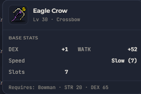 Eagle Crow | Global > Global MapleStory Classic World