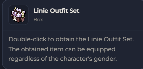 Linie Outfit Set | Global > Global MapleStory Classic World