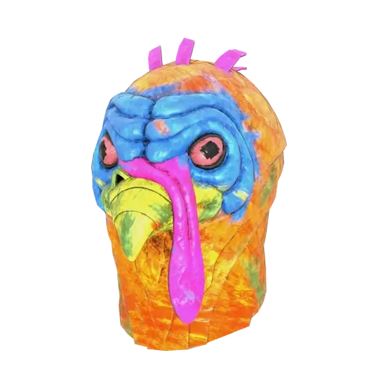 Fasnacht Glowing Turkey Mask | PS