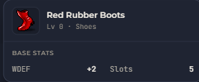 Red Rubber Boots | Global > Global MapleStory Classic World