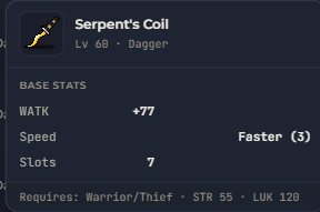 Serpent's Coil | Global > Global MapleStory Classic World