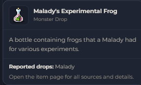 Malady's Experimental Frog | Global > Global MapleStory Classic World
