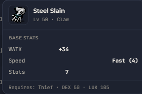 Steel Slain | Global > Global MapleStory Classic World