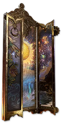 Window to Paradise Barricade Tower Shield | Forbidden Rites Standard