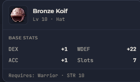 Bronze Koif | Global > Global MapleStory Classic World