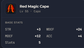 Red Magic Cape | Global > Global MapleStory Classic World