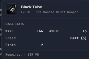 Black Tube | Global > Global MapleStory Classic World