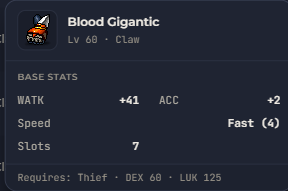 Blood Gigantic | Global > Global MapleStory Classic World