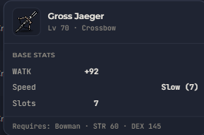 Gross Jaeger | Global > Global MapleStory Classic World