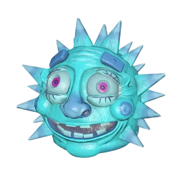 Fasnacht Glowing Sun Mask | PS