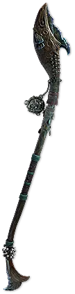 Matsya Crescent Quarterstaff | Forbidden Rites Standard