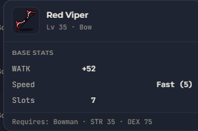 Red Viper | Global > Global MapleStory Classic World