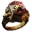 Perandus Seal Gold Ring | Forbidden Rites Standard