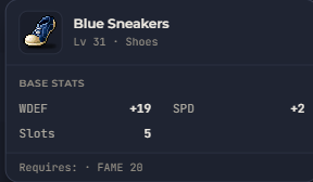 Blue Sneakers | Global > Global MapleStory Classic World