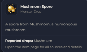 Mushmom Spore | Global > Global MapleStory Classic World