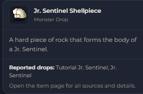 Jr. Sentinel Shellpiece | Global > Global MapleStory Classic World