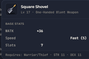 Square Shovel | Global > Global MapleStory Classic World
